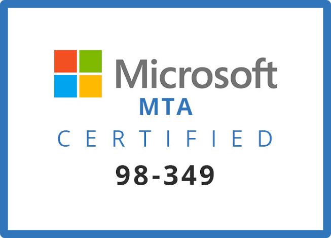 Microsoft 98-349 Exam